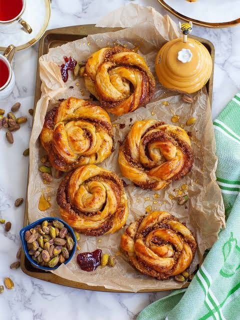 Classic baklava selection