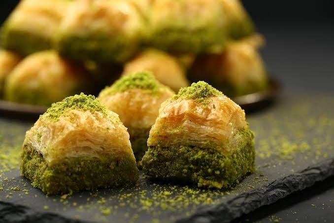 Pistachio baklava
