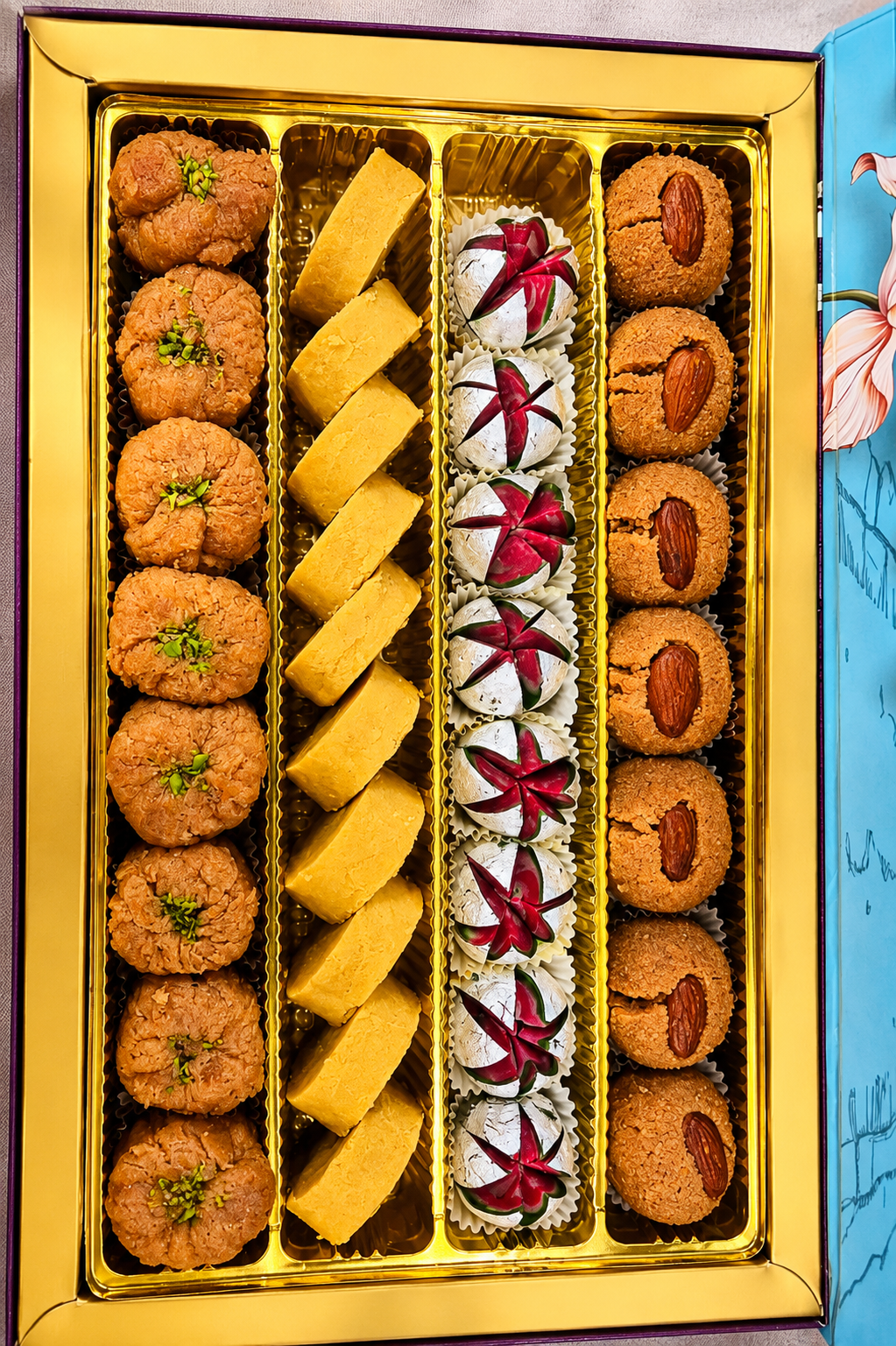 Traditional wedding sweets box